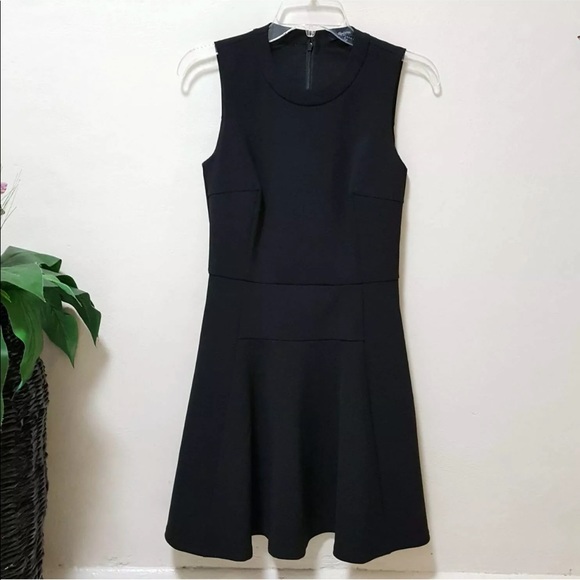 Madewell the Anywhere Dress Fit Flare Black 2 - Picture 5 of 6